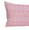 Dragon Fruit Dotted Stripe Lumbar