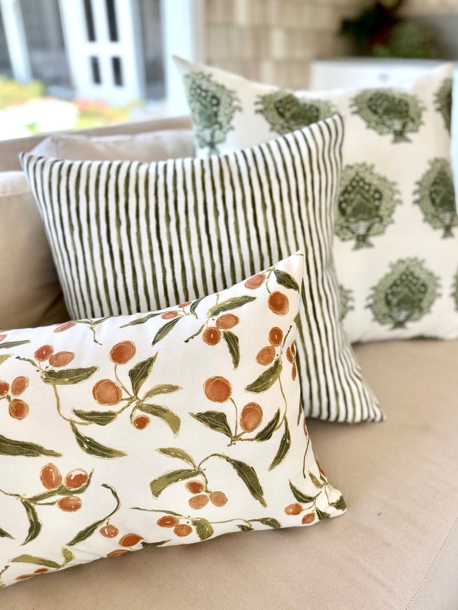 Porch Perfect Pillow in Kumquat