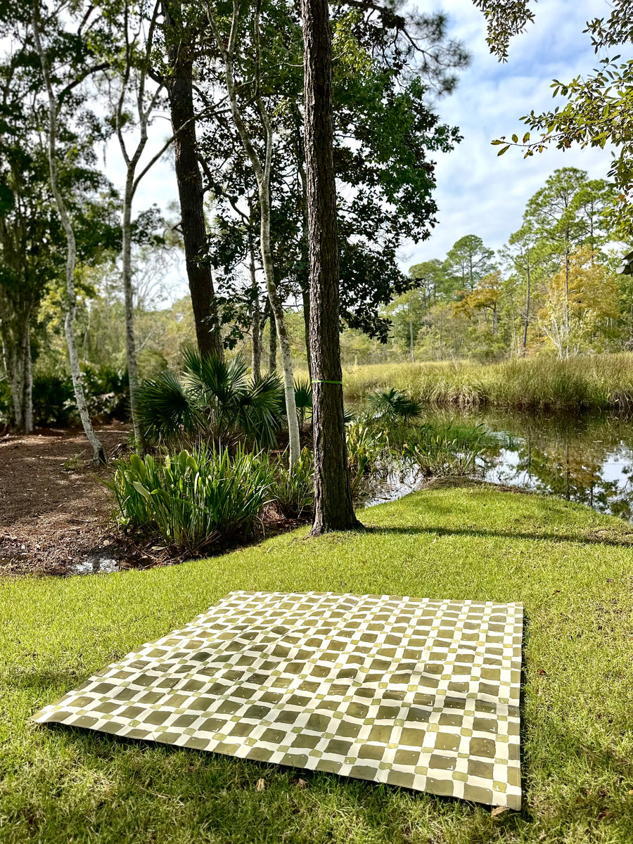 Picnic Mat - Checkers Grove