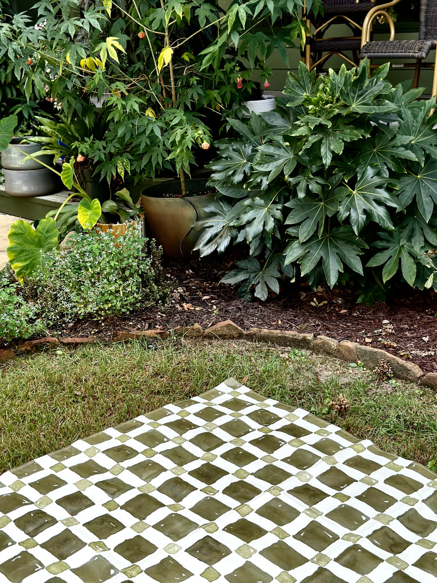 Picnic Mat - Checkers Grove