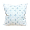 Porch Perfect Pillow in Petite Cross + Dot Indigo