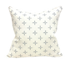 Pillow in Petite Cross + Dot Indigo