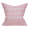 Pillow in Dragon Fruit Dotted Stripe